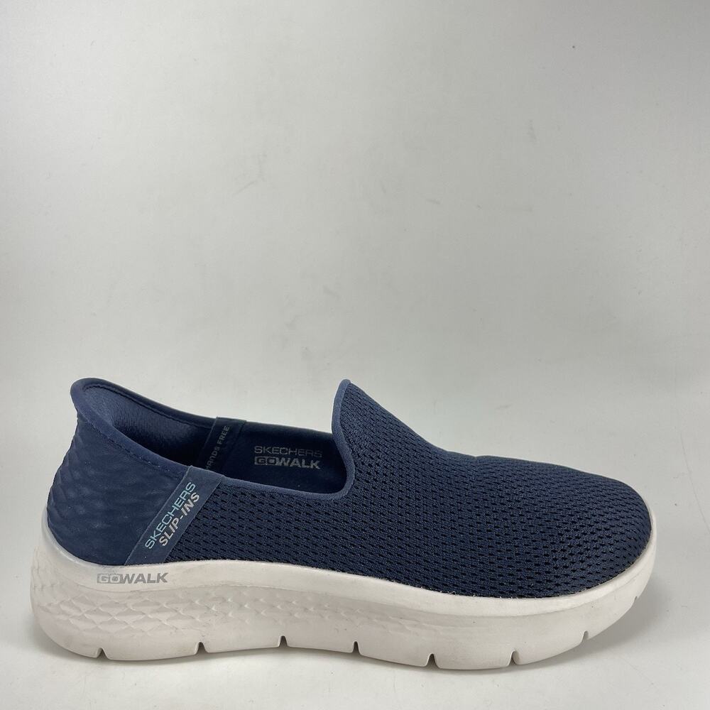 Skechers Slip ins Ultra Flex 3.0 Navy Blue Sneakers Womens Size 7.5 Wide 149709W